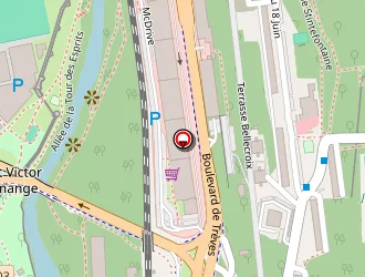 Carte de Centre De Secours à Metz