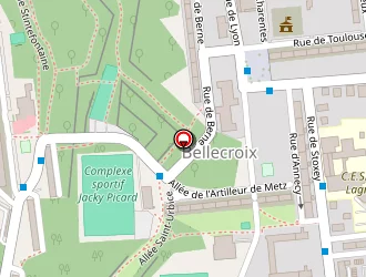 Carte de Institut Régional D'administration (i.r.a) à Metz