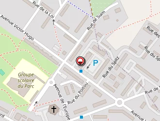 Carte de Espace Fare (commune) à Farébersviller