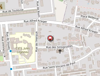 Carte de Planet Sat à Metz