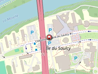 Carte de Université De Lorraine à Metz