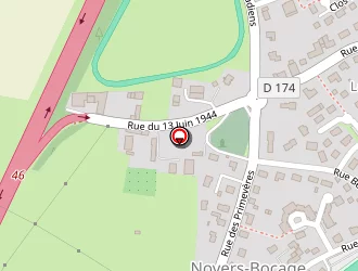 Carte de Agence Postale à Noyers-bocage