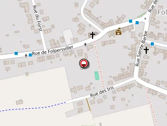 Carte de Esp Folpersviller à Sarreguemines