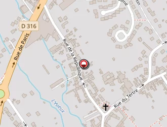 Carte de Douvry Jennifer à Chaumontel