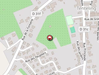 Carte de Petit Complexe Sportif à Tenteling