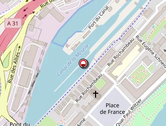 Carte de Sotim à Metz