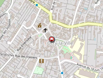 Carte de Rue Benoît à Orry-la-ville