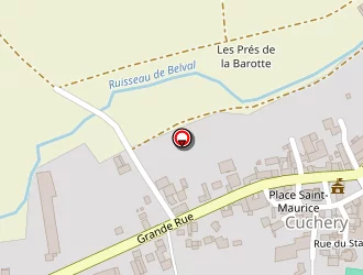 Carte de Stahl à Cuchery