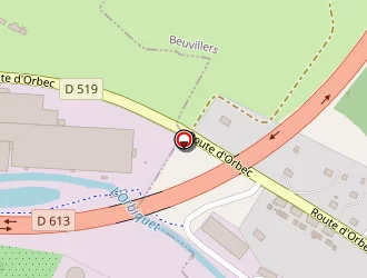 Carte de Everblue Lex'eau Piscines à Lisieux