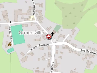 Carte de Protection Incendie à Ormersviller