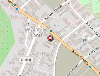 Carte de K 2 Assurances à Metz