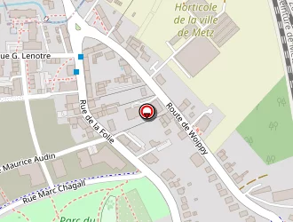 Carte de Cerametz à Montigny-lès-metz