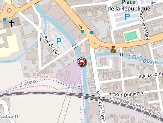 Carte de Segeca (sté Expertise Comptable) à Lisieux