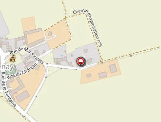 Carte de Bernier à Anthenay