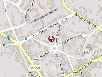 Carte de Société Générale à Marines