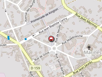 Carte de Empreintes 95 à Marines