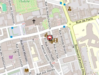 Carte de 21 Avenue à Lisieux