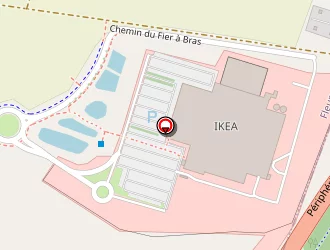 Carte de Ikea Caen - Fleury-sur-orne à Fleury-sur-orne