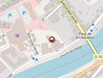 Carte de Centre Leclerc à Persan