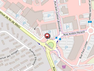 Carte de La Halle à Verdun