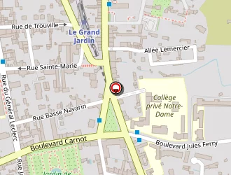 Carte de Pharmacie Centrale à Lisieux