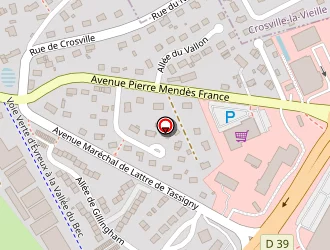 Carte de Le Stricker à Neubourg (le)