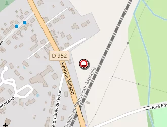 Carte de Stade Du Bois Du Four à Jarny