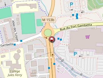 Carte de Collège Jules Ferry à Woippy