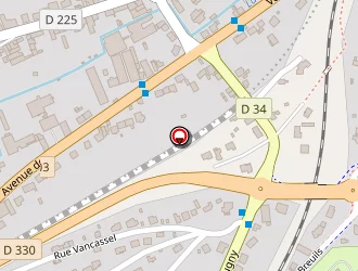 Carte de Camping Les Breuils à Verdun