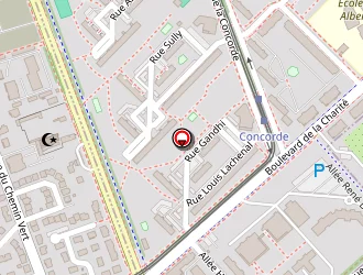 Carte de Ala à Caen