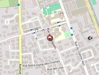 Carte de Bella Institut à Ifs