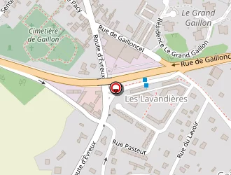 Carte de Jamet Johnny à Gaillon