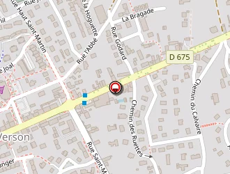 Carte de La Boutique Aux Fleurs à Verson