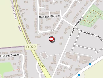 Carte de Tardy à Persan