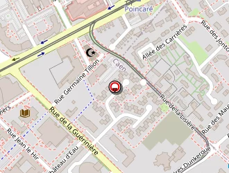 Carte de Cabinet Médical De La Guérinière à Caen