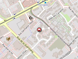 Carte de Ecole De Conduite Le Gymnase à Caen