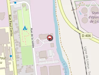 Carte de Camping Municipal à Lisieux