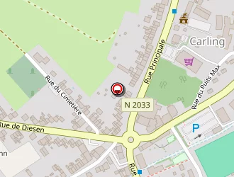 Carte de Casa Pizza à Carling