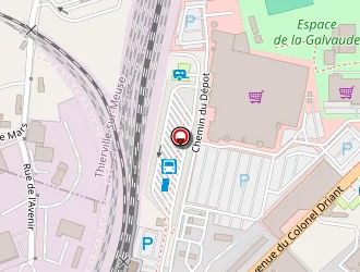 Carte de Garage De La Paix à Verdun