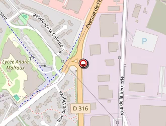 Carte de Mottaz Industrie à Gaillon