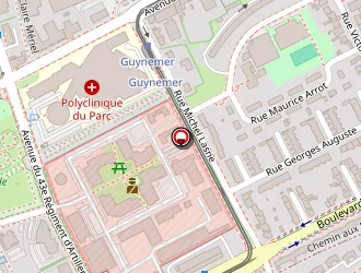 Carte de Pst (prévention Santé & Travail) à Caen