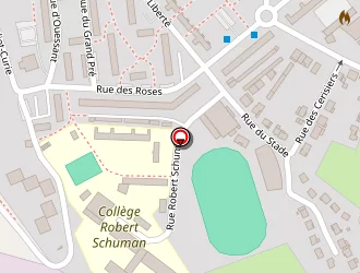 Carte de Collège Robert Schuman à Behren-lès-forbach