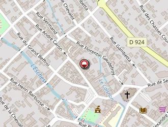 Carte de Chican Claudine à Chambly