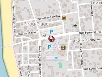 Carte de Le Galichon à Pirou