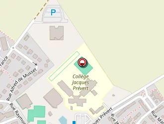 Carte de Collège Jacques Prévert à Chambly