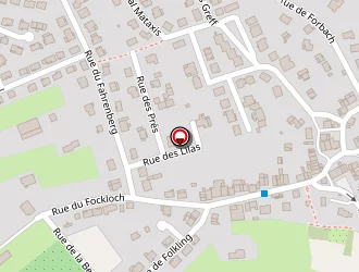 Carte de Belli Clair à Oeting