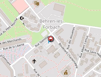 Carte de La Poste à Behren-lès-forbach