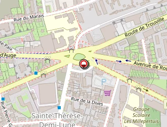 Carte de Scop La Falue à Caen