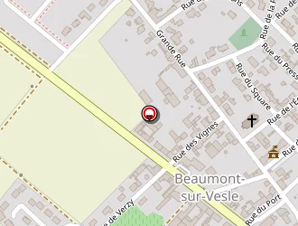 Carte de Beaumont à Beaumont-sur-vesle