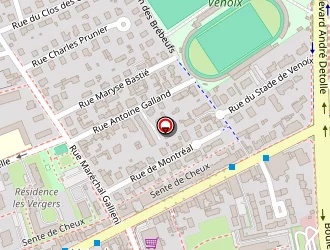 Carte de Le Bistrot De Venoix à Caen